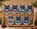 Winter Village Cross Stitch Bundle PDF finished cross stitch design