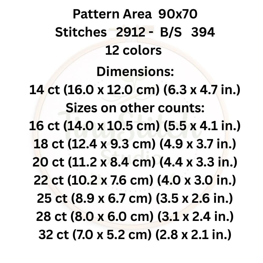 Apple to My Pie Cross Stitch Pattern PDF digital pattern preview