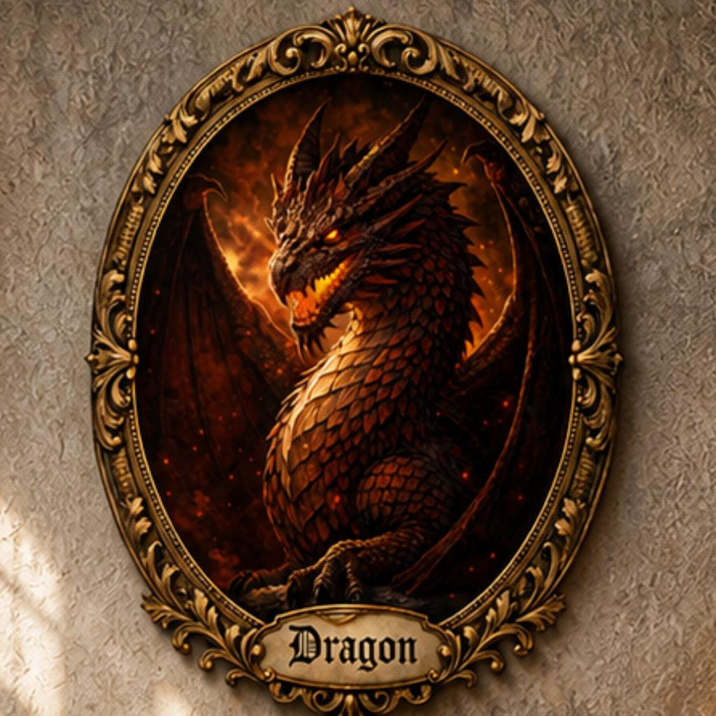 Dragon Cross Stitch Pattern PDF digital pattern preview