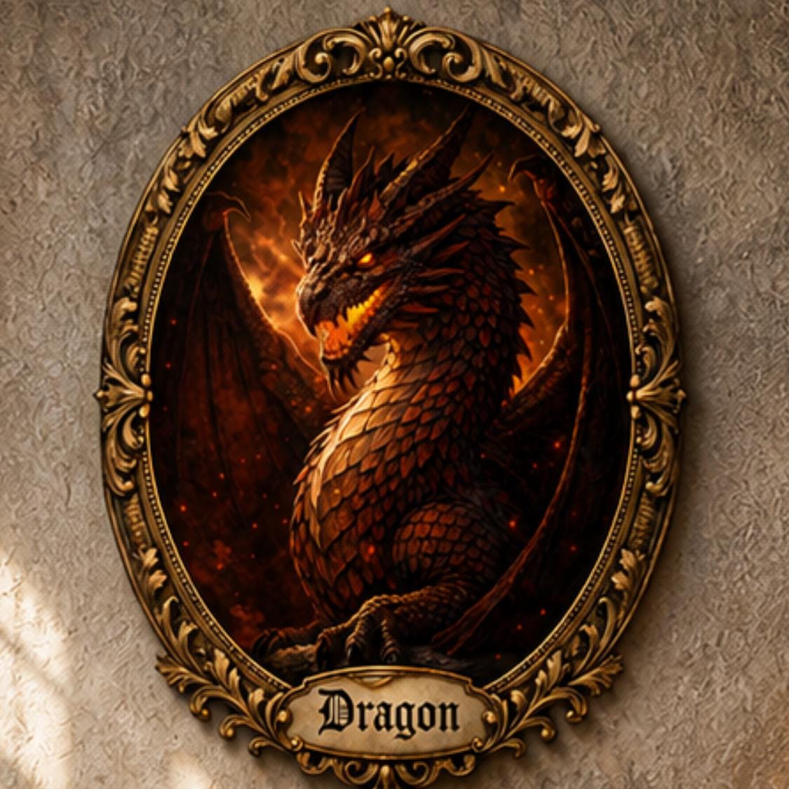 Dragon Cross Stitch Pattern PDF digital pattern preview