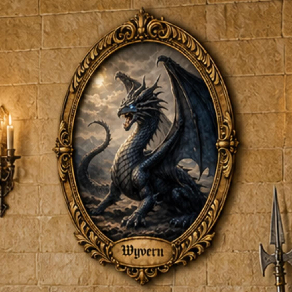 Wyvern Cross Stitch Pattern PDF digital pattern preview