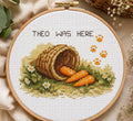 Bunny Paws Cross Stitch Pattern PDF finished cross stitch design
