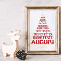 Christmas Greetings Tree Cross Stitch Pattern PDF digital pattern preview